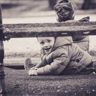 Lo under the bench