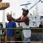 Loading Supplies for the Outer Islands III, Honiara, Solomon Islands / SB 