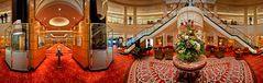 Lobby der Queen Mary 2 (Pano)