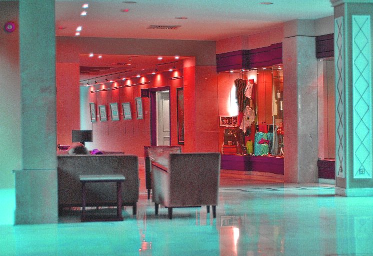 Lobby des Hotels el Fuerte