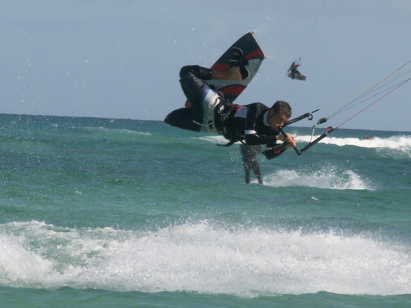 local am Flag Beach - Fuerteventura