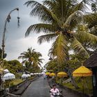 Local road along the village in Sembung