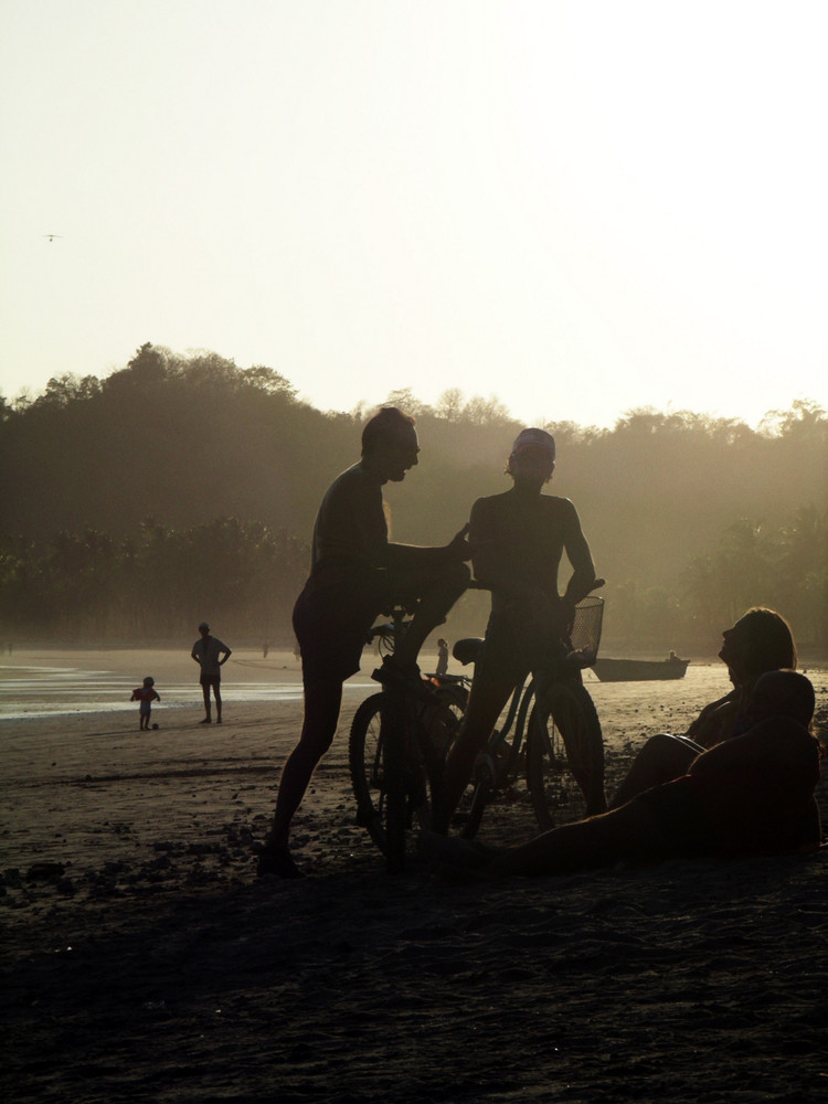 Locals at Playa Samara