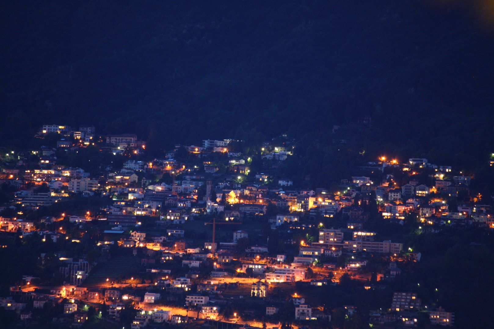 Locarno at night