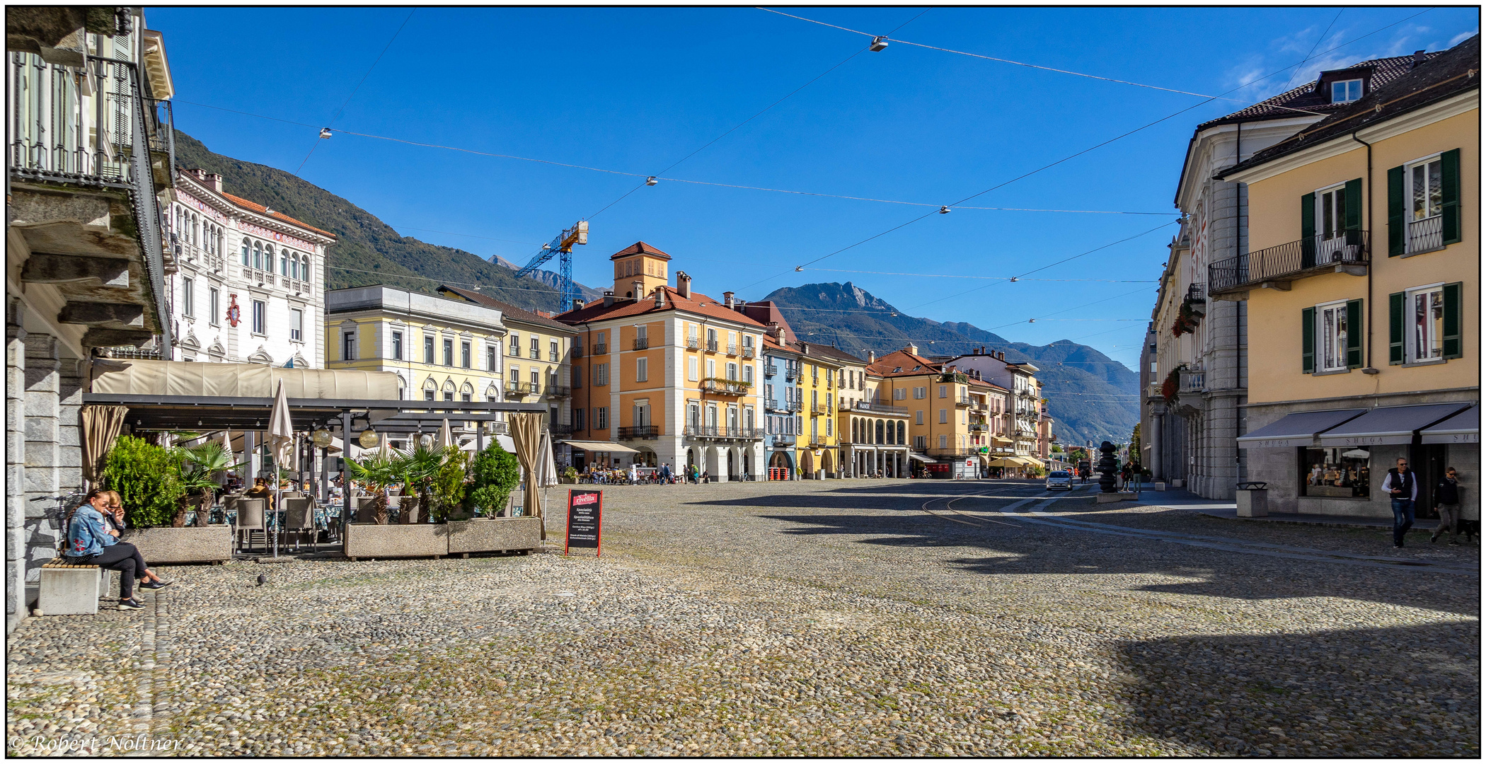 Locarno: Auf dem Piazza Grande