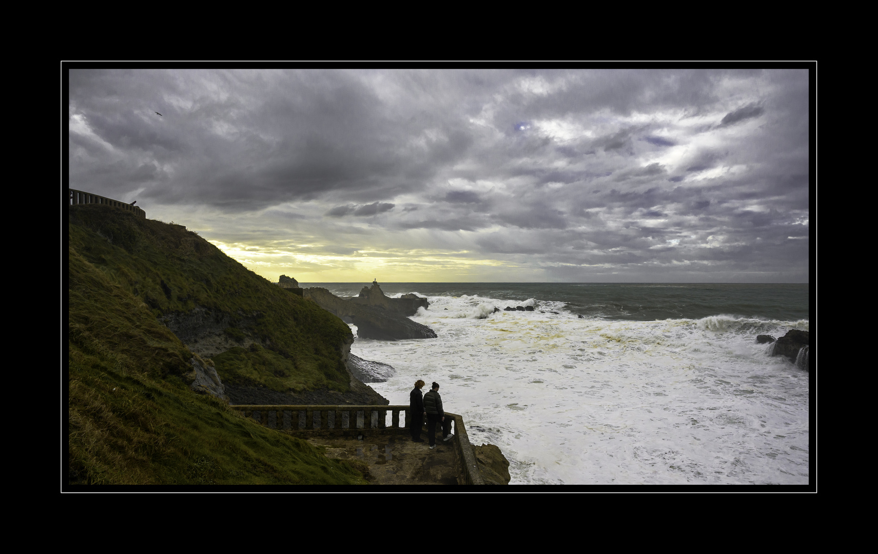 L'océan à Biarritz