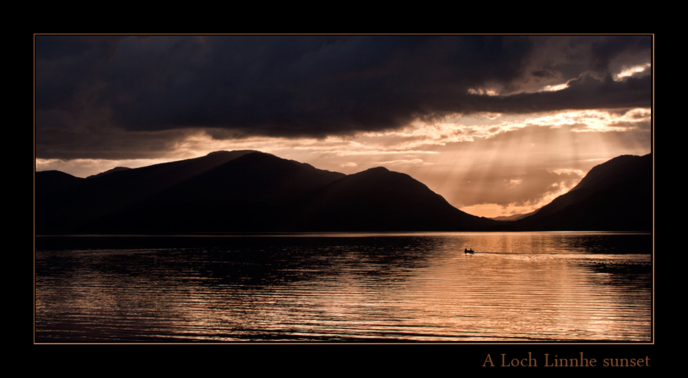 Loch Linnhe sunset