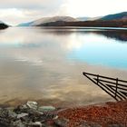 Loch Lochy where the Caledonian canal meets up with it