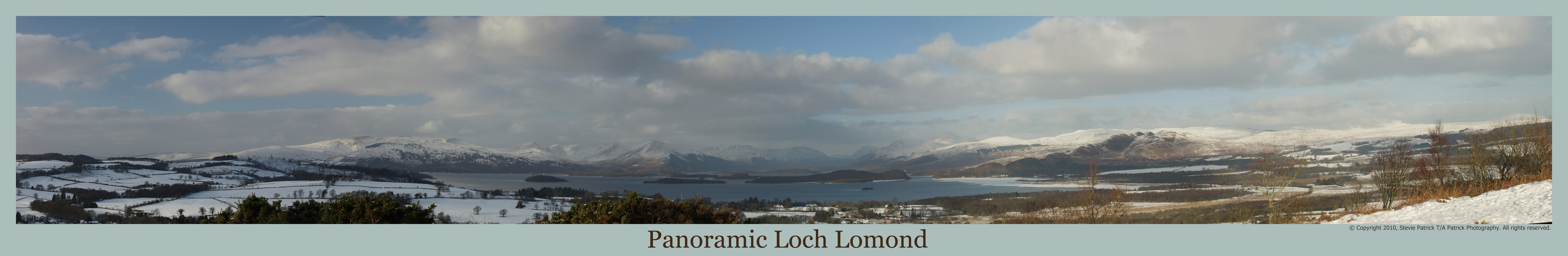 Loch Lomond Panoramic - with Ben Lomond in Background