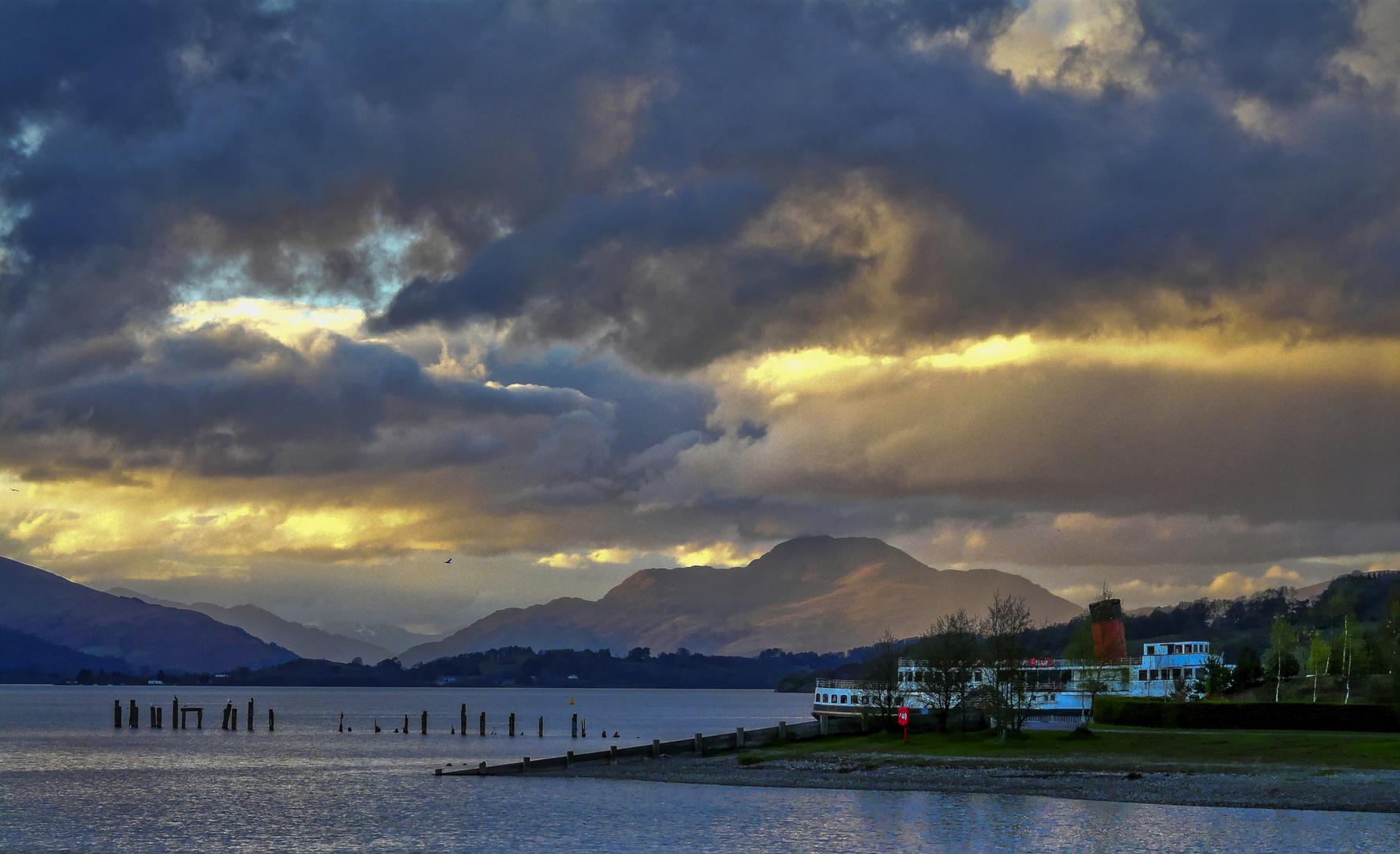 loch Lomond (Trossachs), le crépuscule des Dieux 