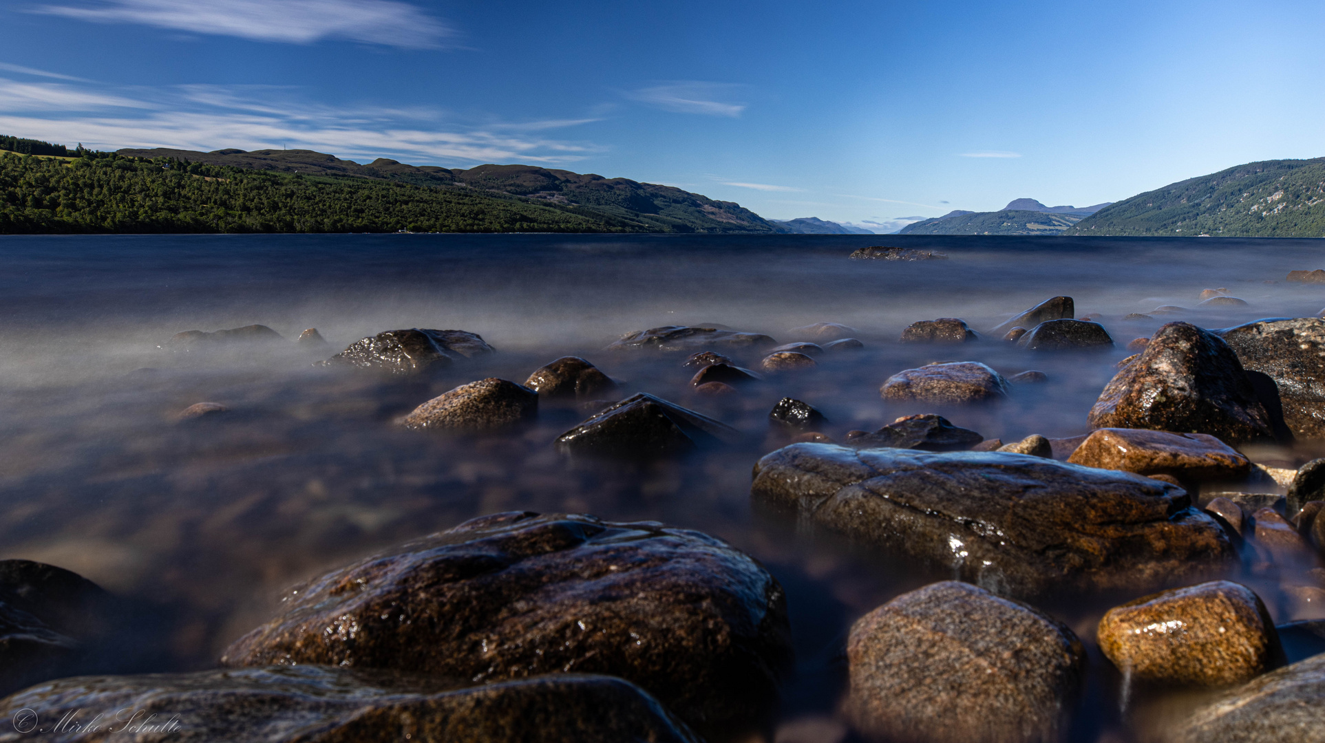 Loch Ness in Schottland 