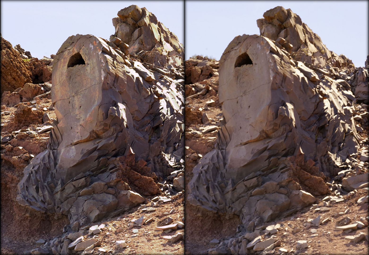  Lochfelsen am Roque  (3D-X-View)