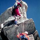 Lochmatterturm im Ostgrat des Zermatter Weißhorns