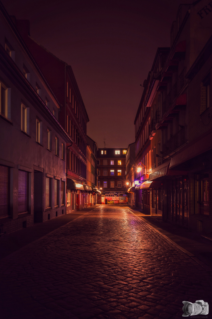 Lockdown auf der Hamburger Herbertstraße 