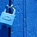 Locked in blue, Chefchaouen, Morroco