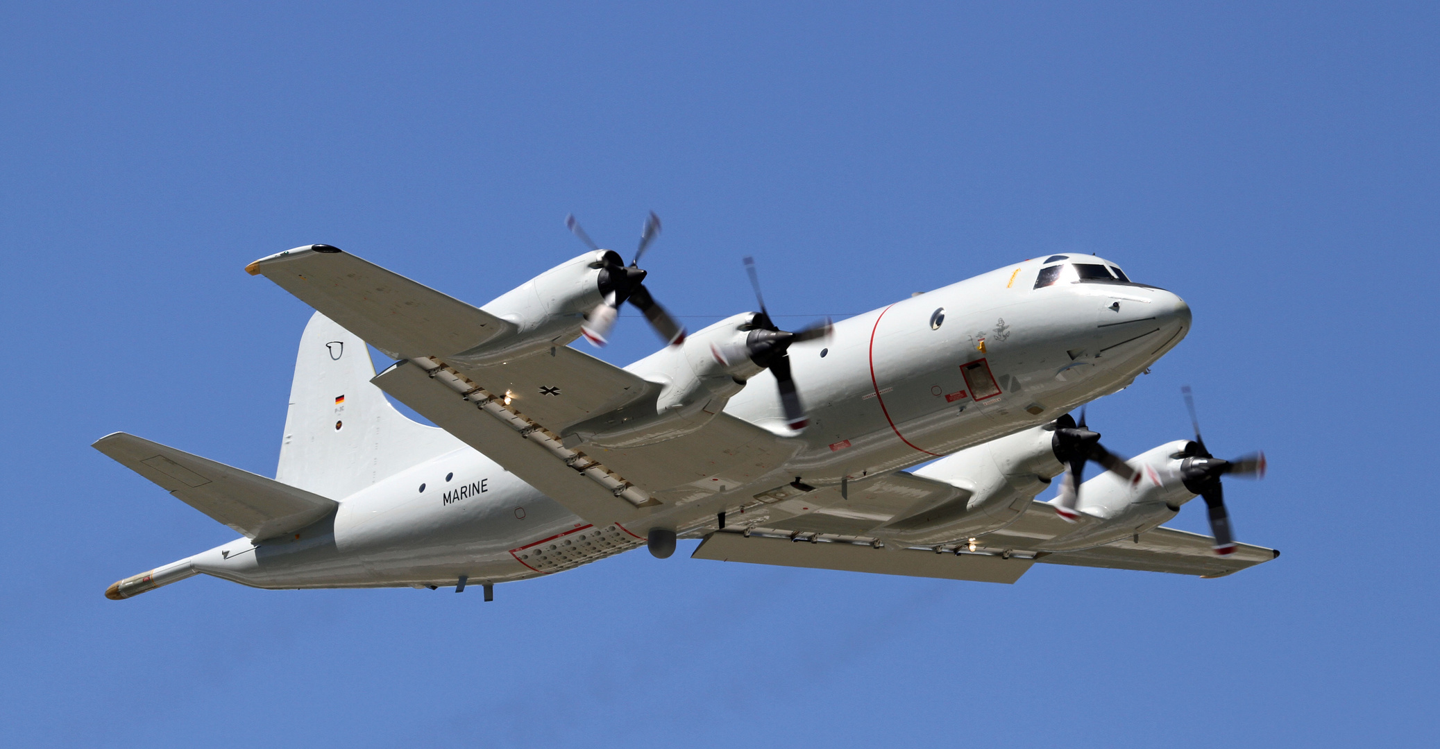 Lockheed P3 der Marine beim Testflug