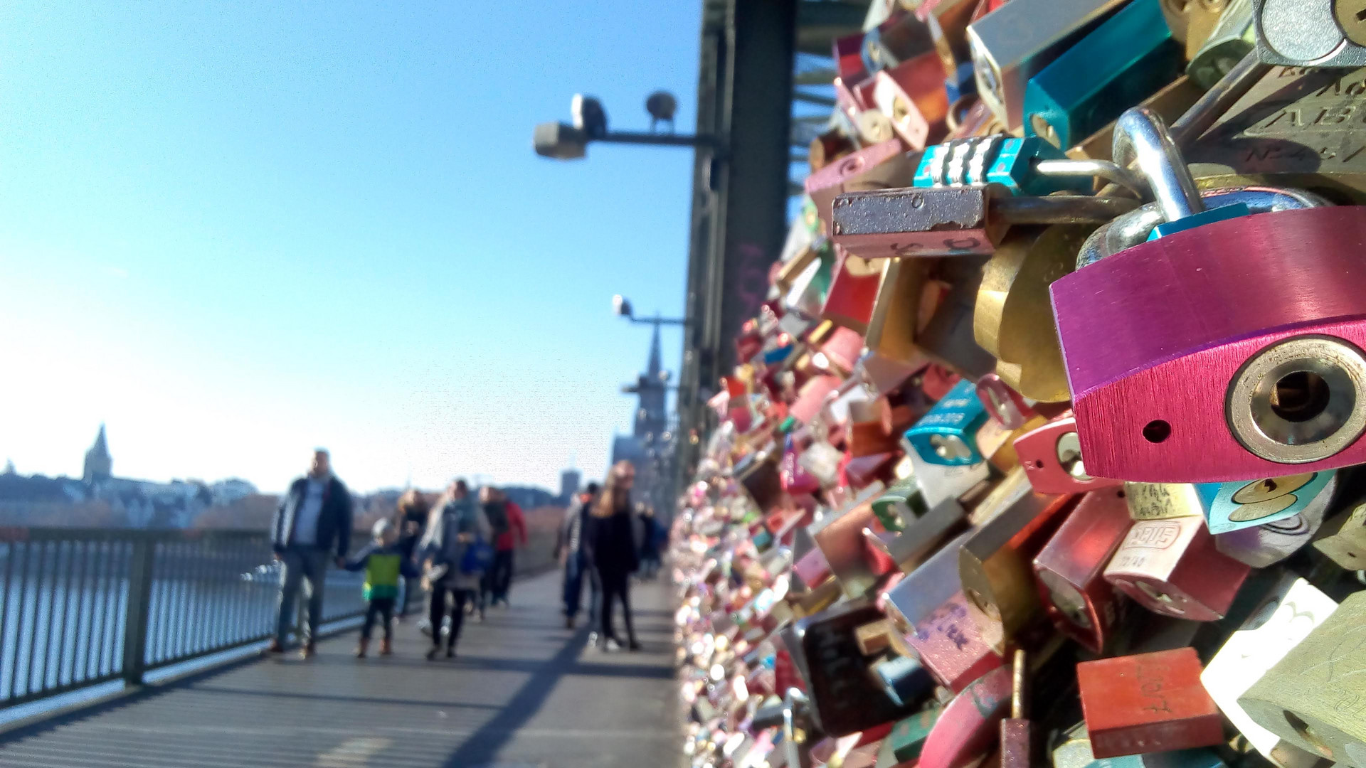 Locks on Köln bridge