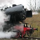 Locomotora partiendo rápido