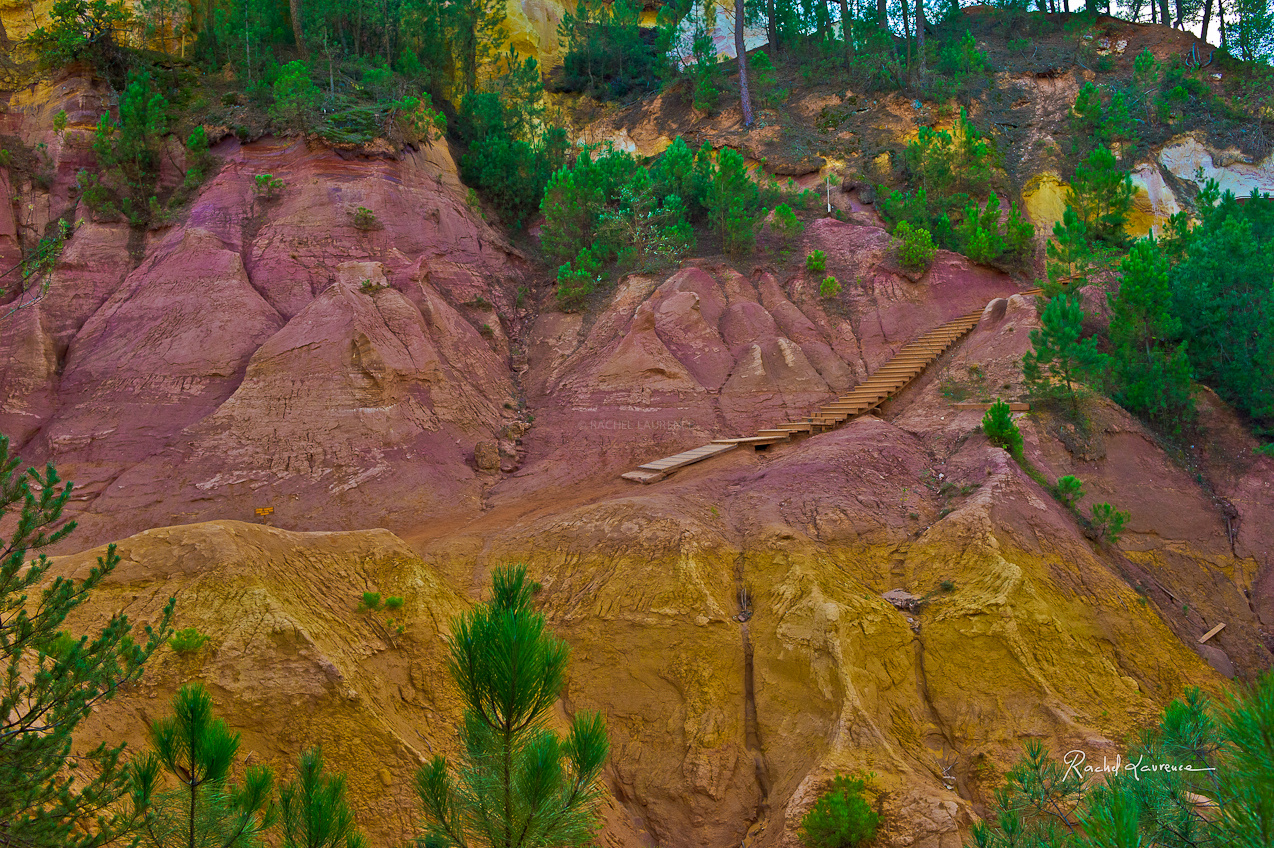 L'ocre du Lubéron à Roussillon