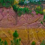 L'ocre du Lubéron à Roussillon