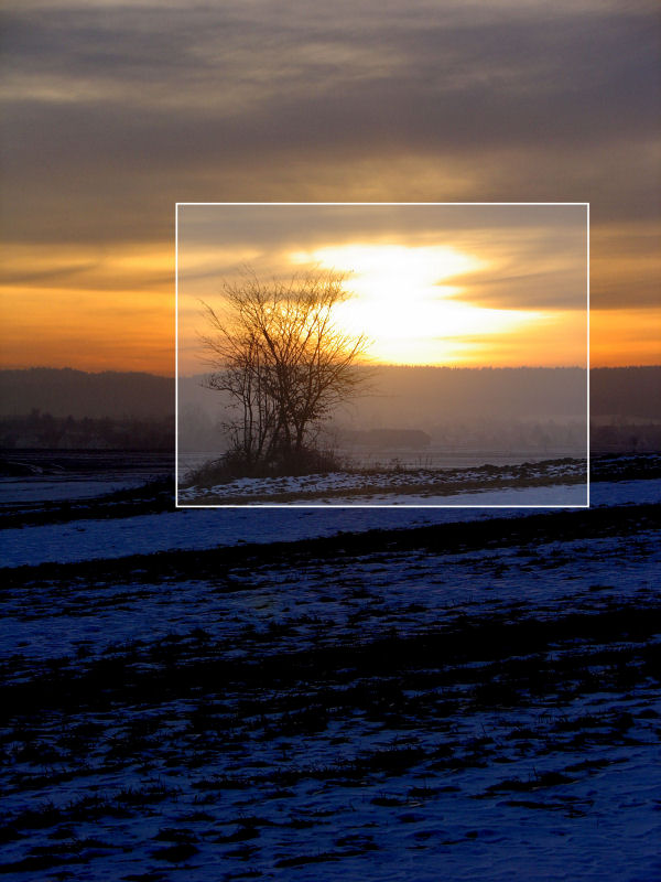 lodernder Himmel