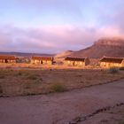 Lodges im Sonnenaufgang