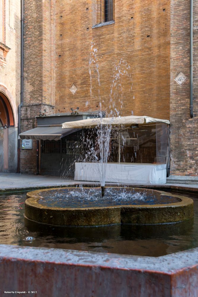 Lodi, Piazza Broletto, la fontana