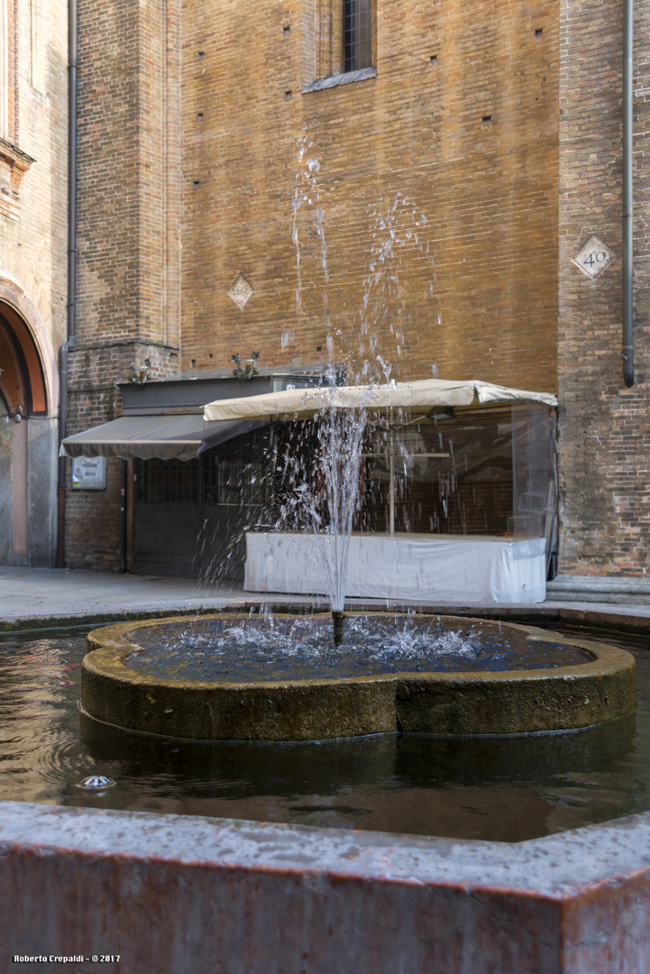 Lodi, Piazza Broletto, la fontana