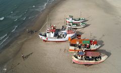 Lökken Strand von oben