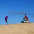 Lönstrup, auf dem Weg zum Leuchtturm