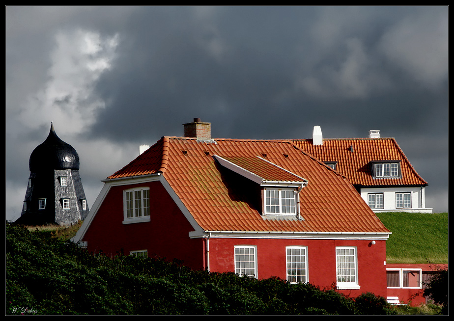 Lönstrup nach dem Regen