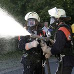 Löschangriff mit neuer Technik