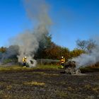 Löscharbeiten Riedbrand-Römerziel