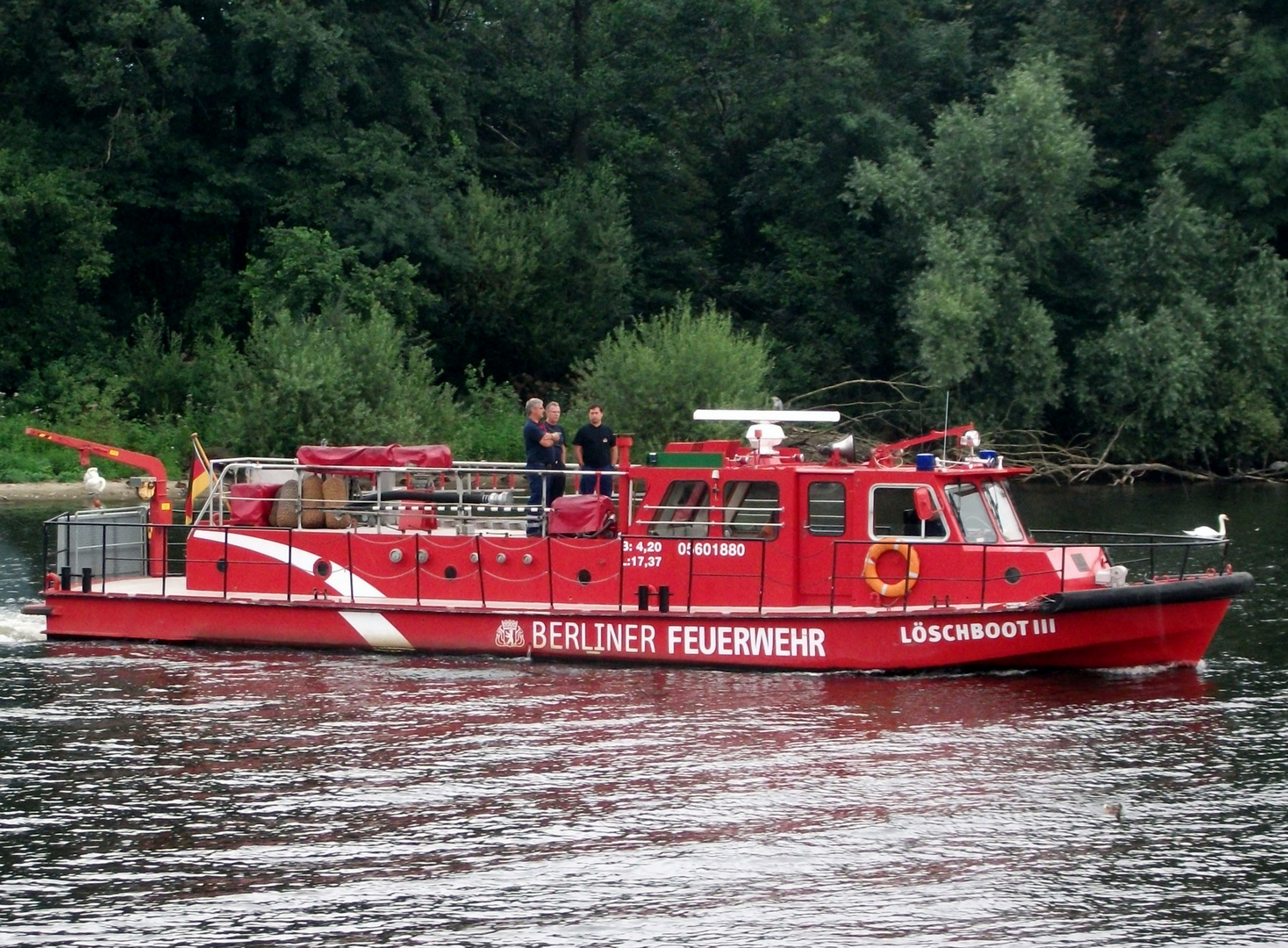 Löschboot der Berliner Feuerwehr