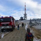 Löschfahrzeug am Brocken