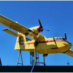 Löschflugzeug der Canadair