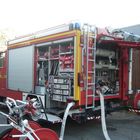 Löschgruppen-Fahrzeug der Feuerwehr Bocholt bei der Übung
