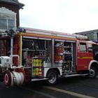 Löschgruppen-Fahrzeug der Feuerwehr Bocholt im Einsatz(Unwetter)
