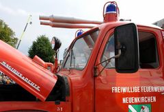 Löschkanone des Feuerwehrautos