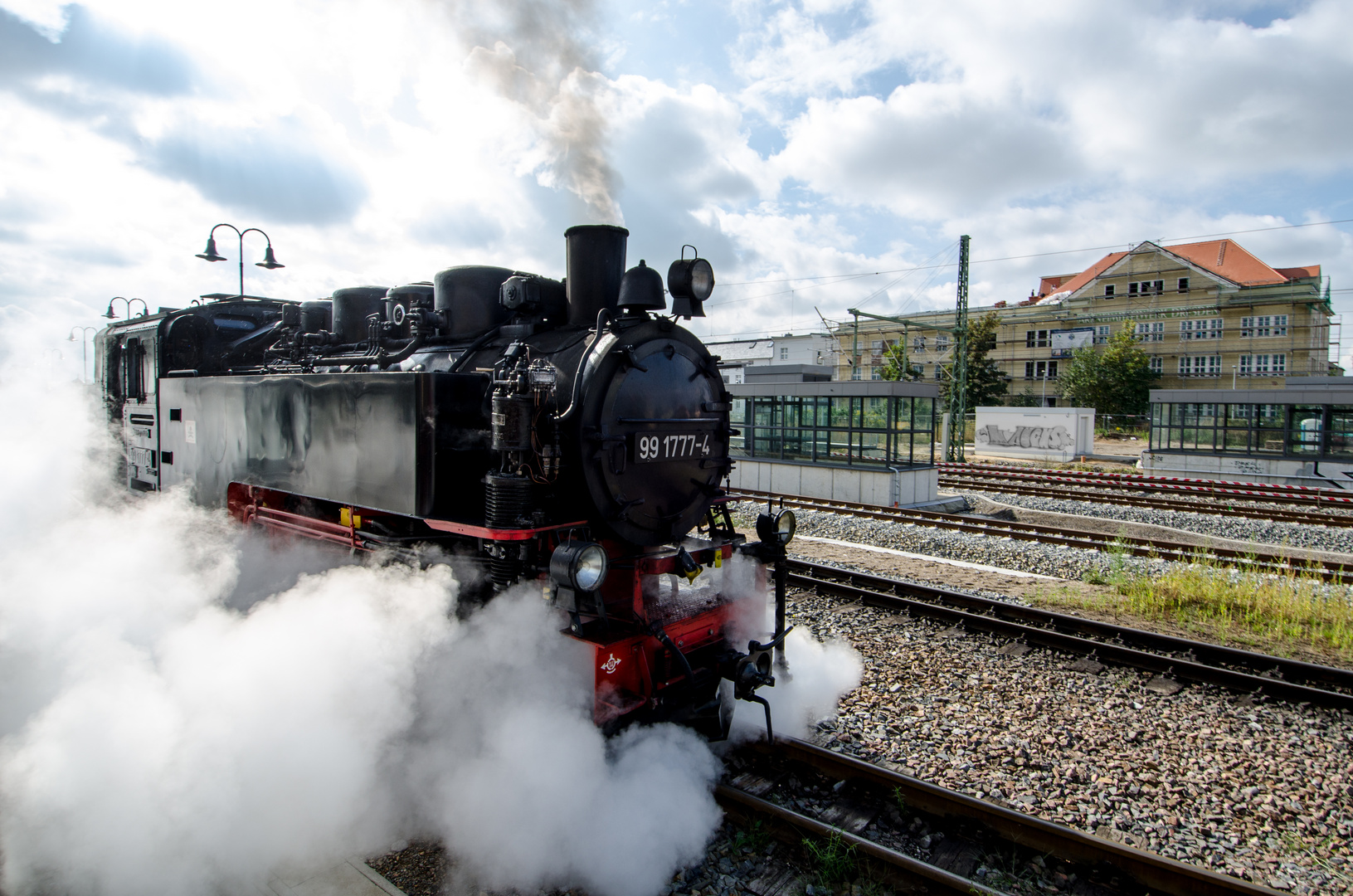 Lößnitzgrundbahn in Radebeul