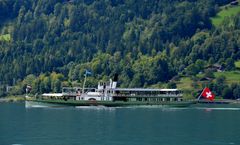 Lötschberg Wasserdampfer am Brienzersee