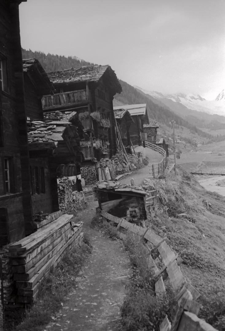 Lötschental im Jahre 1942