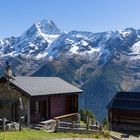 Lötschentaler Höhenweg: Hockenalp mit Bietschhorn (3934 m.ü.M.)