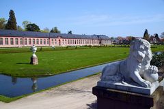 Löwe im Schloss.