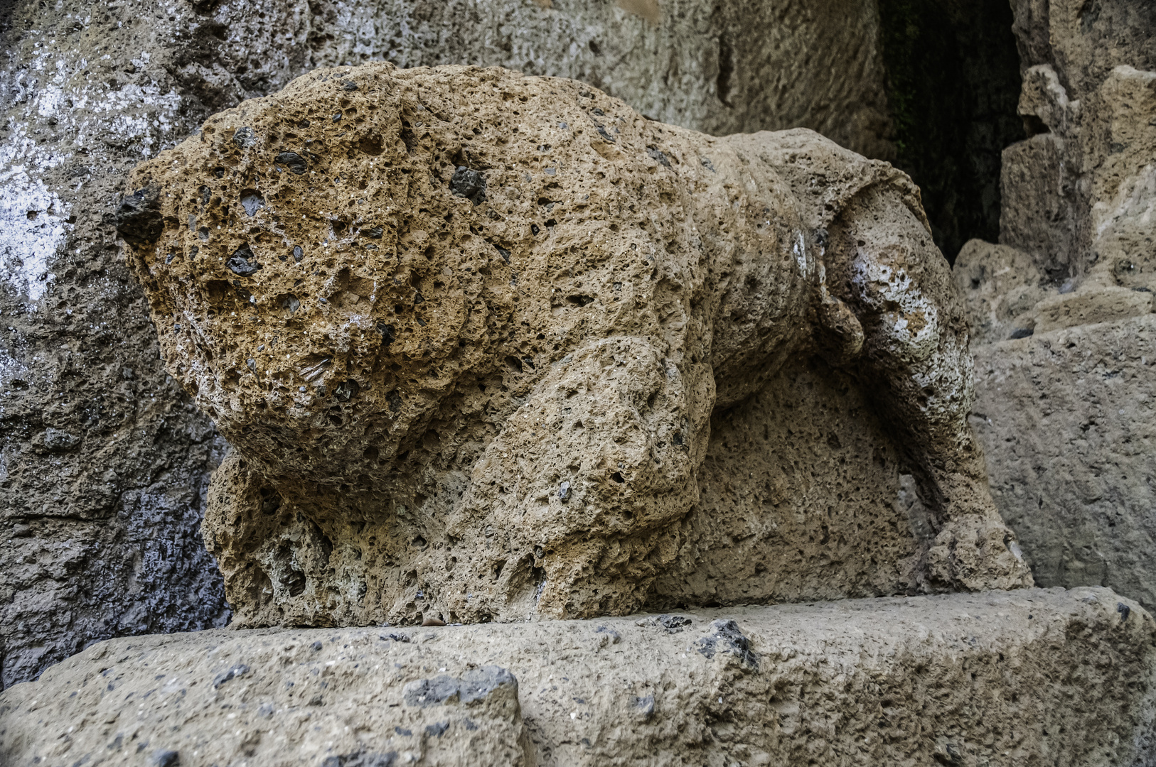 Löwe vor dem Grabmal