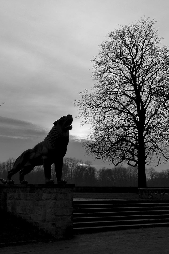 Löwenbastion im Abendlicht