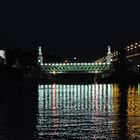 löwenbrücke bei nacht