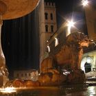 Löwenbrunnen auf der Piazza