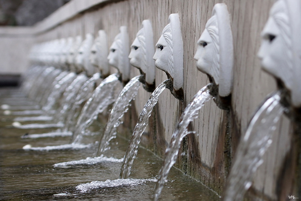 Löwenbrunnen in Spili