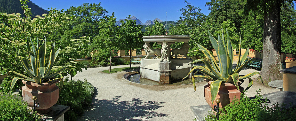 Löwenbrunnen Schloss Hohenschwangau!